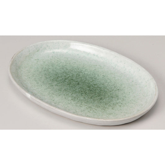 ☆ 楕円皿 ☆ 新緑8.5小判皿 [ 26 x 17.8cm ]