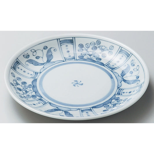 ☆ 丸中皿 ☆ 花間取7.0皿 [ φ23cm ]
