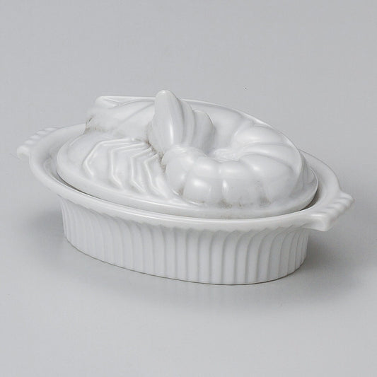 ☆ グラタン皿 ☆ エビグラタン [ 15.2 x 9.7 x 7.3cm ]