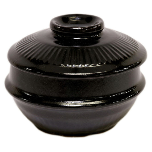 ☆ 韓国食器 ☆チゲ鍋18cm蓋付 [ 17.5 x 14cm 1813g ]