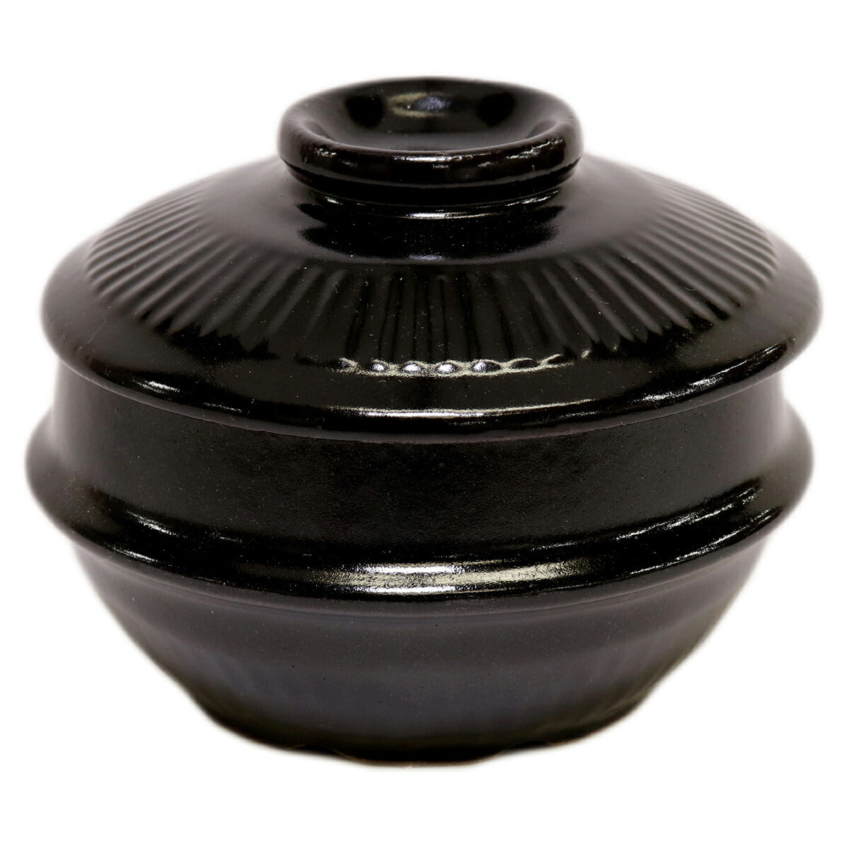 ☆ 韓国食器 ☆チゲ鍋18cm蓋付 [ 17.5 x 14cm 1813g ]