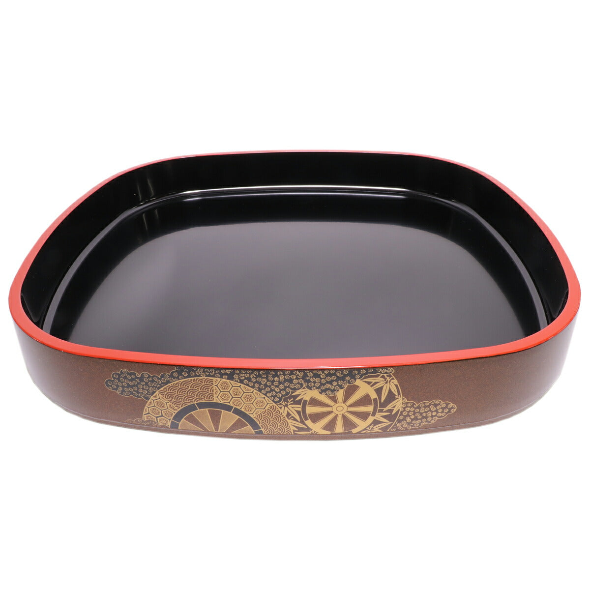 寿司 D.X小判桶梨地御所車尺2寸 [36.0 x 30.5 x 6.5cm] ABS樹脂 (7-462-6)
