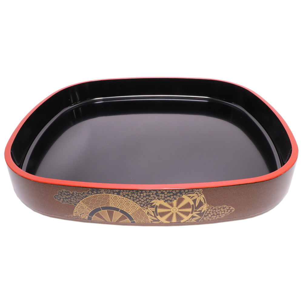 寿司 D.X小判桶梨地御所車尺5寸 [46.8 x 40.8 x 6.8cm] ABS樹脂 (7-462-6)