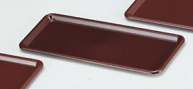ホテルグッズ 長角ﾄﾚｰ(底塗加工)(中) [28.7 x 12.1 x 1.5cm] ABS樹脂 (7-902-14)
