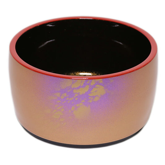 寿司 D.X4寸ﾀｲｺﾐﾆ桶金王八雲内梨地浅型ｵﾔ 洗浄機可 [11.7φ x 5.8内寸10.5φ x 3.1cm] 耐熱ABS樹脂 食洗機可 (7-453-4)