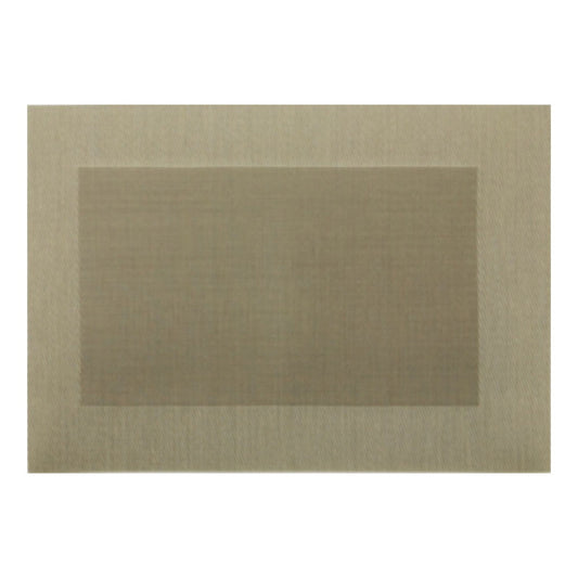 洗える樹脂マット(フレーム柄) グリーン [ 約43 x 30.5cm ] ランチョンマット