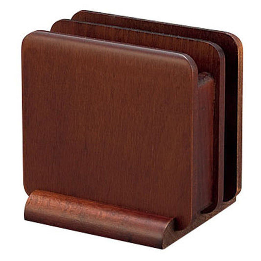 ナプキン/メニュースタンド ブラウン [ 約11 x 8.9 x H10.7cm ] ナプキンスタンド