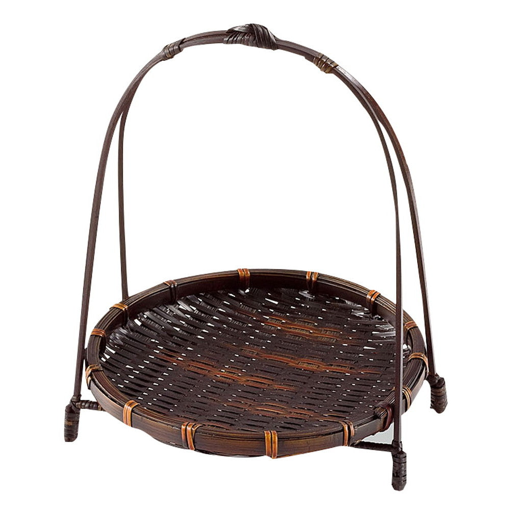 ワンタッチあけぼの篭 (大) [ 約Φ19 x H23cm ] 竹製品