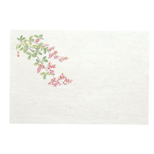 懐石まっと 尺3 四季 50枚入 萩 (8月〜9月) [ 約26.4 x 39cm ] 懐石マット