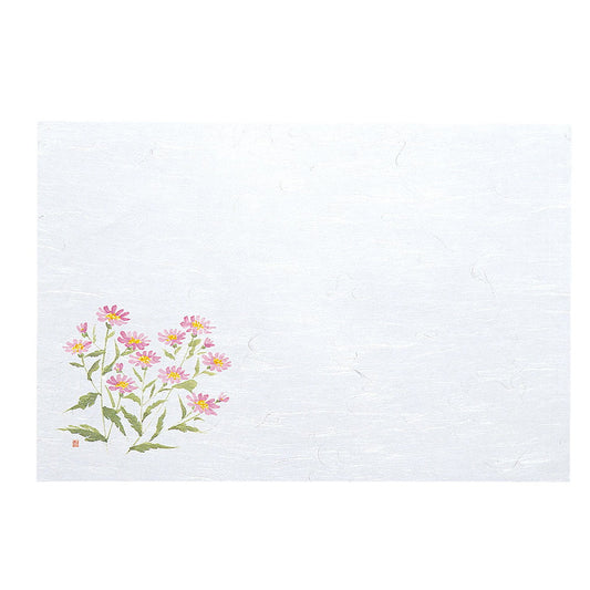 懐石まっと 尺3 枯淡 100枚入 野菊 (9月〜11月) [ 約26.4 x 39cm ] 懐石マット