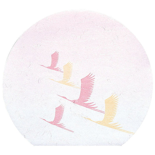 尺3宴半月懐石まっと 祝鶴 (100枚入) [ 約33.5 x 37cm ] 懐石マット