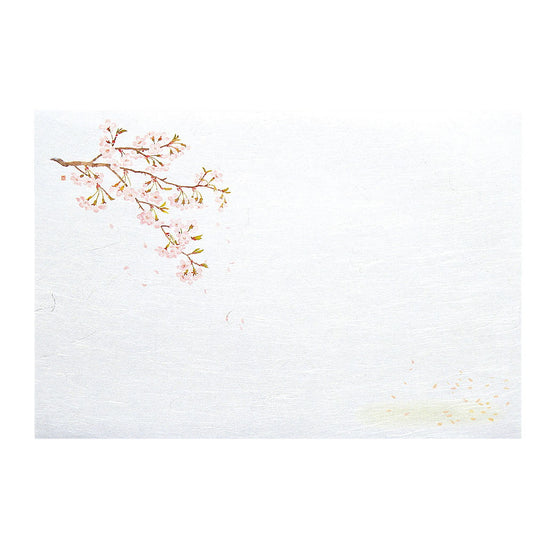 懐石まっと 尺3 枯淡 100枚入 桜 (3月〜4月) [ 約26.4 x 39cm ] 懐石マット