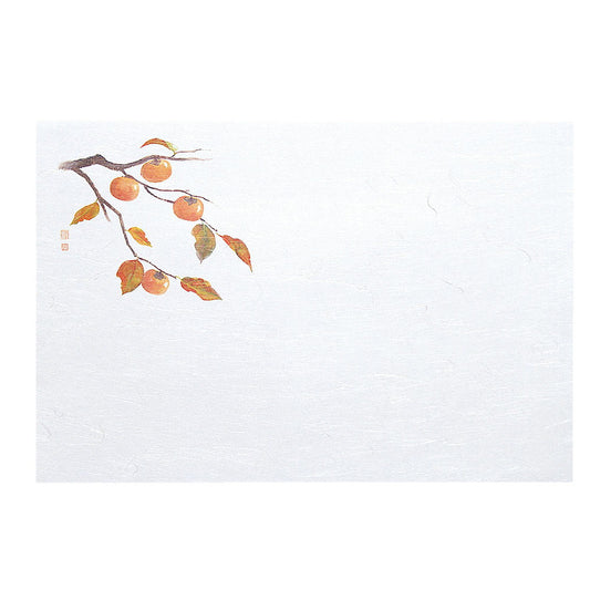 懐石まっと 尺3 枯淡 100枚入 柿 (9月〜11月) [ 約26.4 x 39cm ] 懐石マット