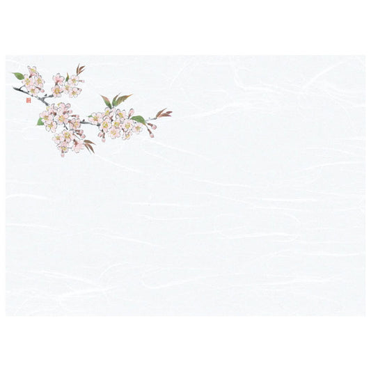 懐石まっと 尺3 花彩(はなさい) 100枚入 桜 (3月〜4月) [ 約26.4 x 39cm ] 懐石マット