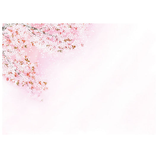 四季彩まっと 尺3花雅(はなみやび) 100枚入 桜(3月〜4月) [ 約26 x 38.5cm ] 懐石マット