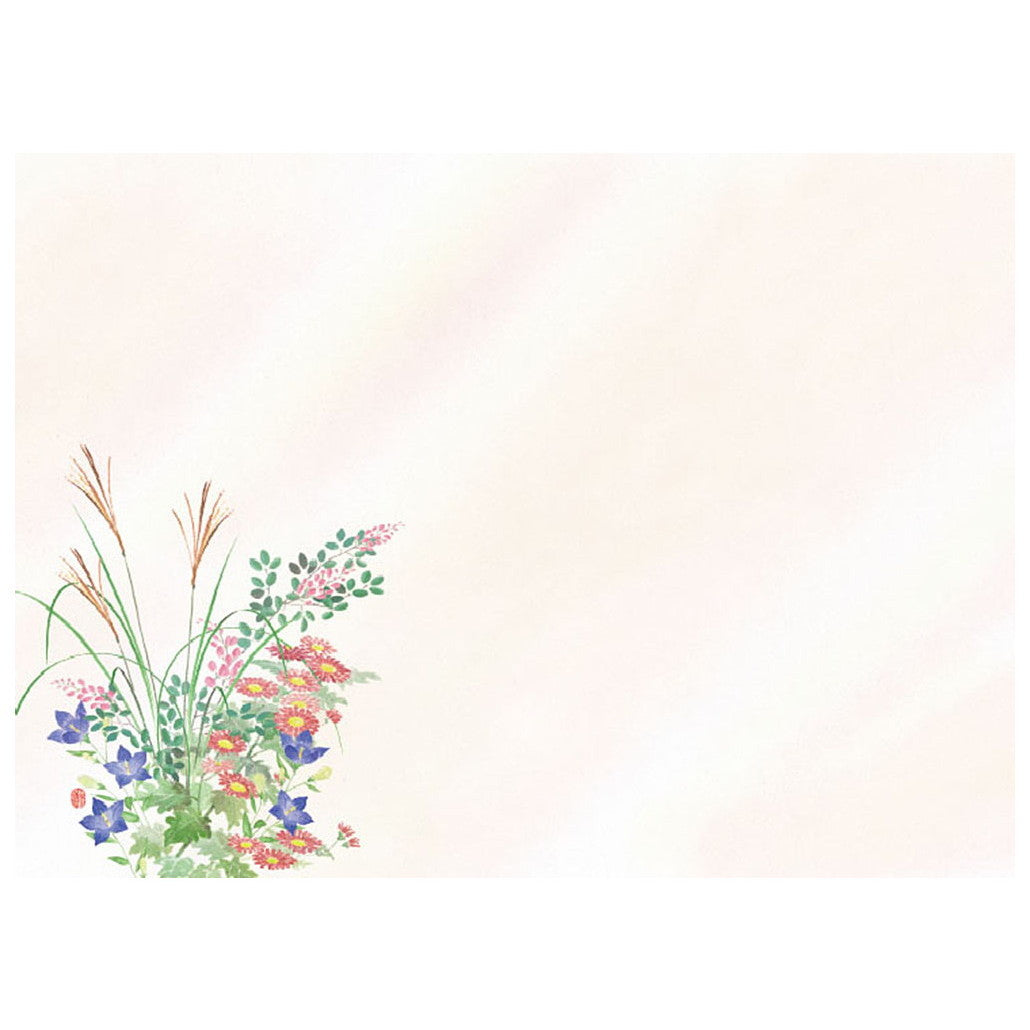 四季彩まっと 尺3花雅(はなみやび) 100枚入 秋草(8月〜9月) [ 約26 x 38.5cm ] 懐石マット