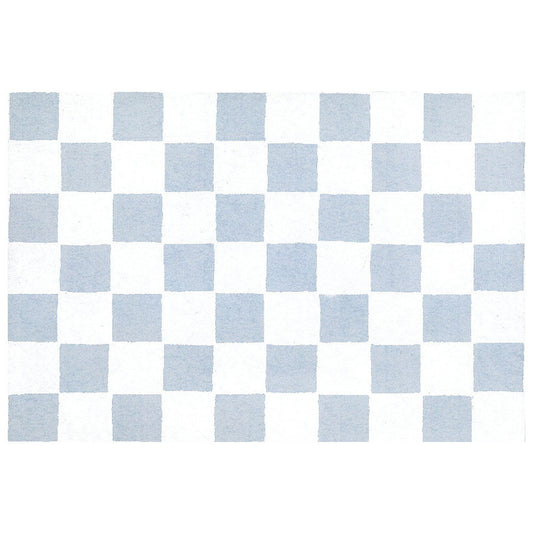 四季彩まっと 尺3 市松 100枚入 あい色 [ 約25.5 x 38.5cm ] 懐石マット